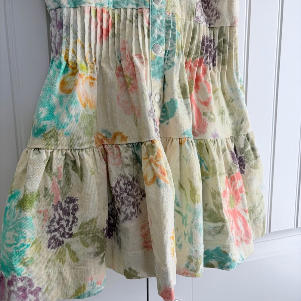 Love the Label NWT Liane Women's Denim Floral Dress Size‎ XS Etham Floral Print - Picture 3 of 12